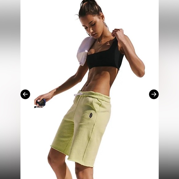 FP Movement by Free People Pants - FP Movement For The Win Long Short - Sour Citrus NWOT Size Medium RT $58